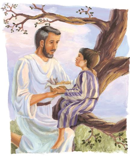 Jezus leert een kind
